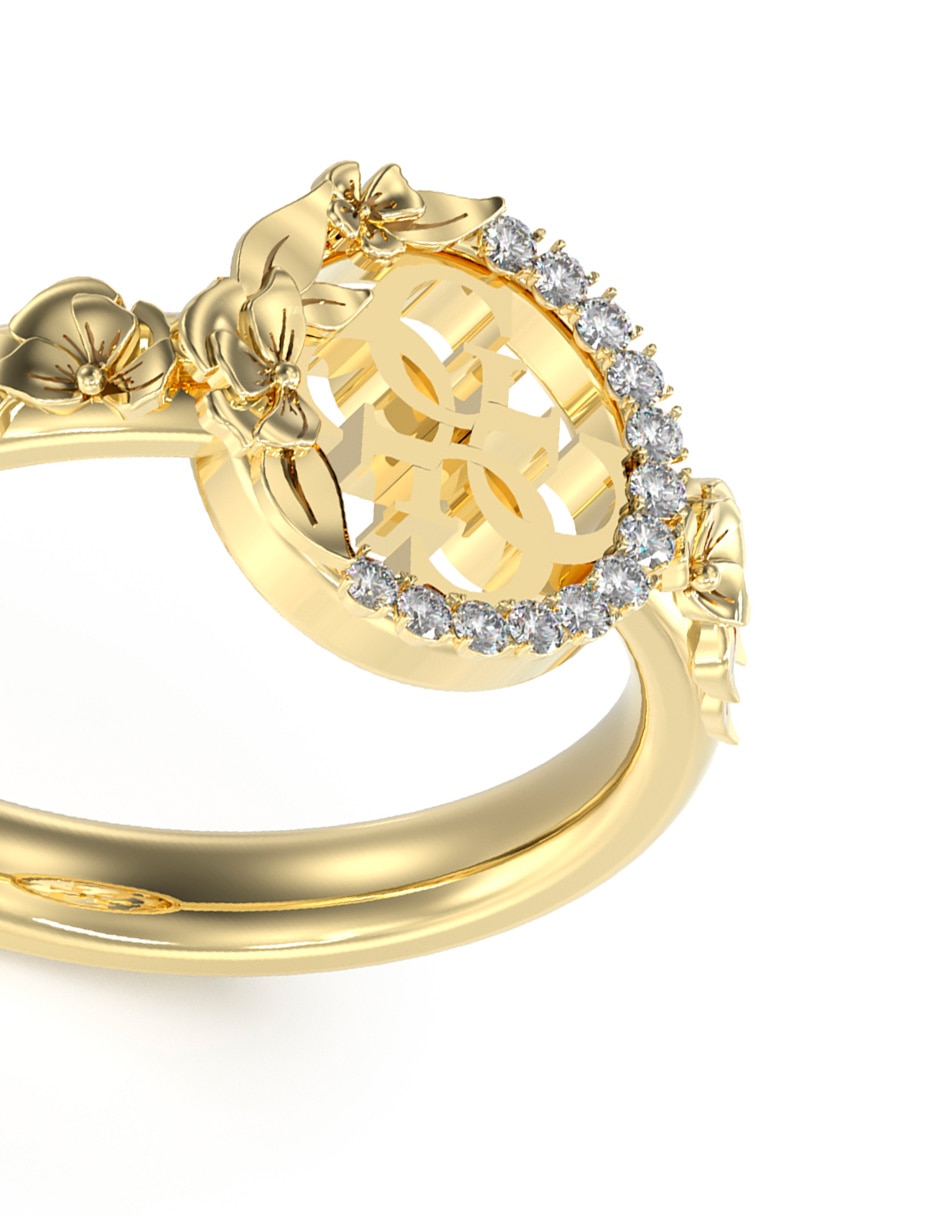 Anillo Guess 4 LOVE circonita brillante