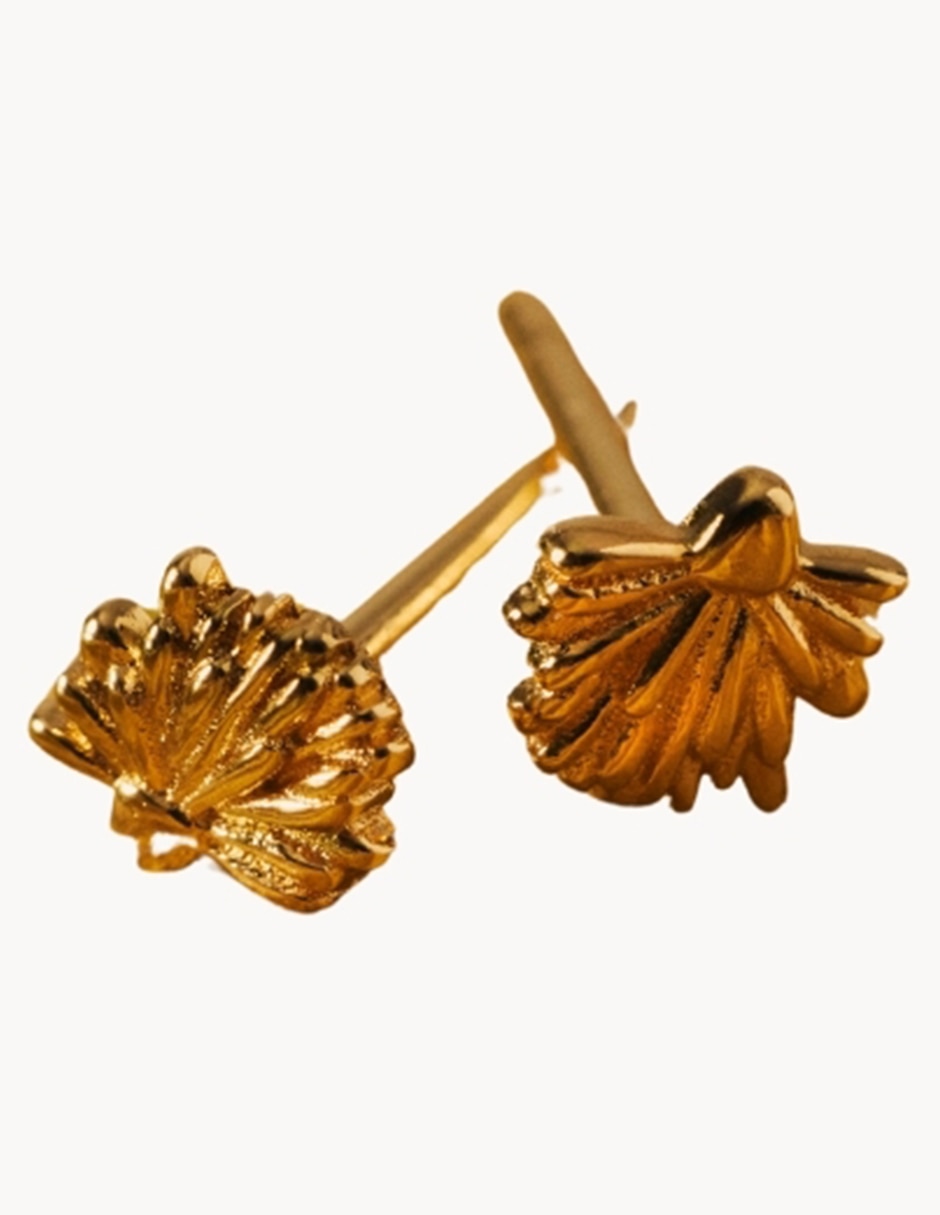 Broqueles con acabado baño de oro 18 K Broqueles con acabado baño de oro 18 K