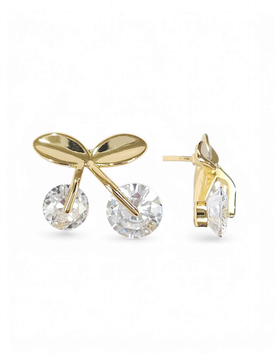 Aretes y collar 18 k zirconia 5