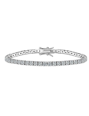 Brazalete de plata con zirconia P 925 acabado brillante 1