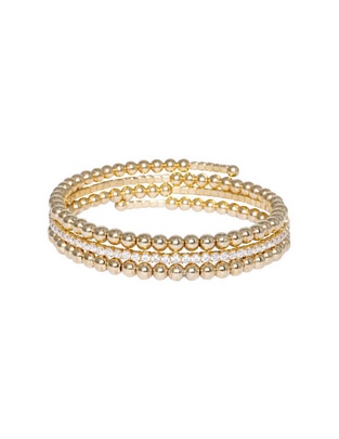 Pulsera mossimo con zirconia esferas luminosas