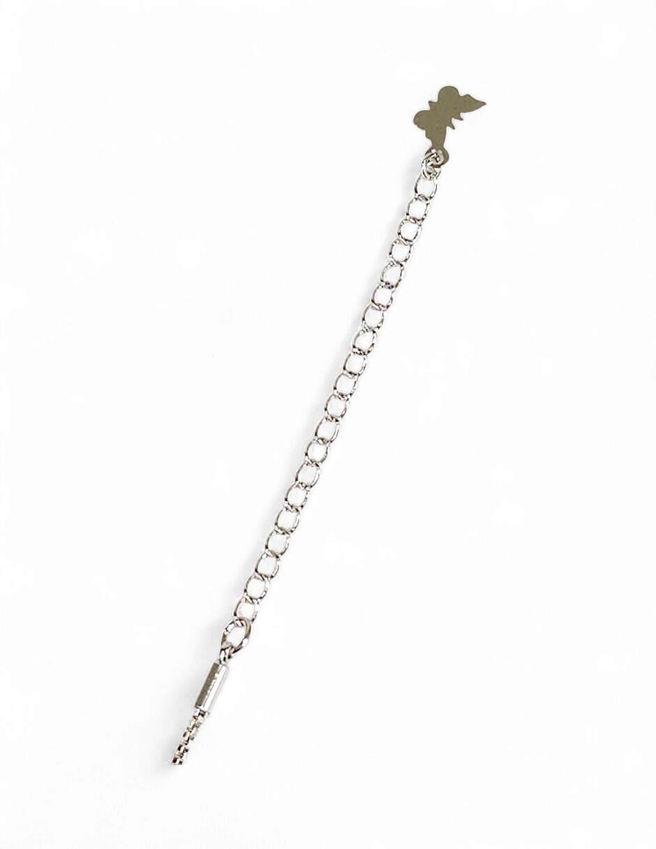 Pulsera con swarovski acabado baño de rodio 8