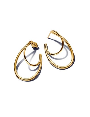 Arracadas ovaladas Essence de plata P 925