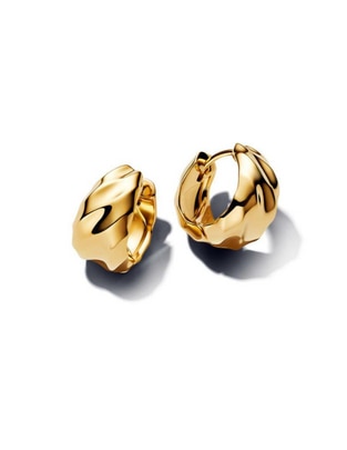 Aretes de aro Essence de plata P 925