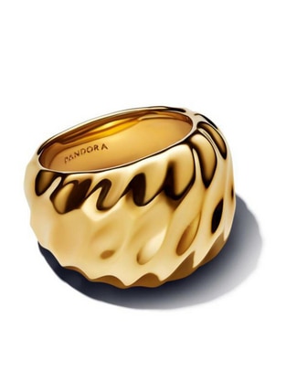 Anillo Essence de plata P 925 con acabado baño de oro Anillo Essence de plata P 925 con acabado baño de oro