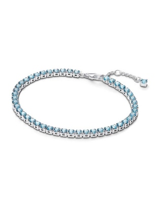 Brazalete de plata con cristal P 925 Timeless acabado brillante Brazalete de plata con cristal P 925 Timeless acabado brillante