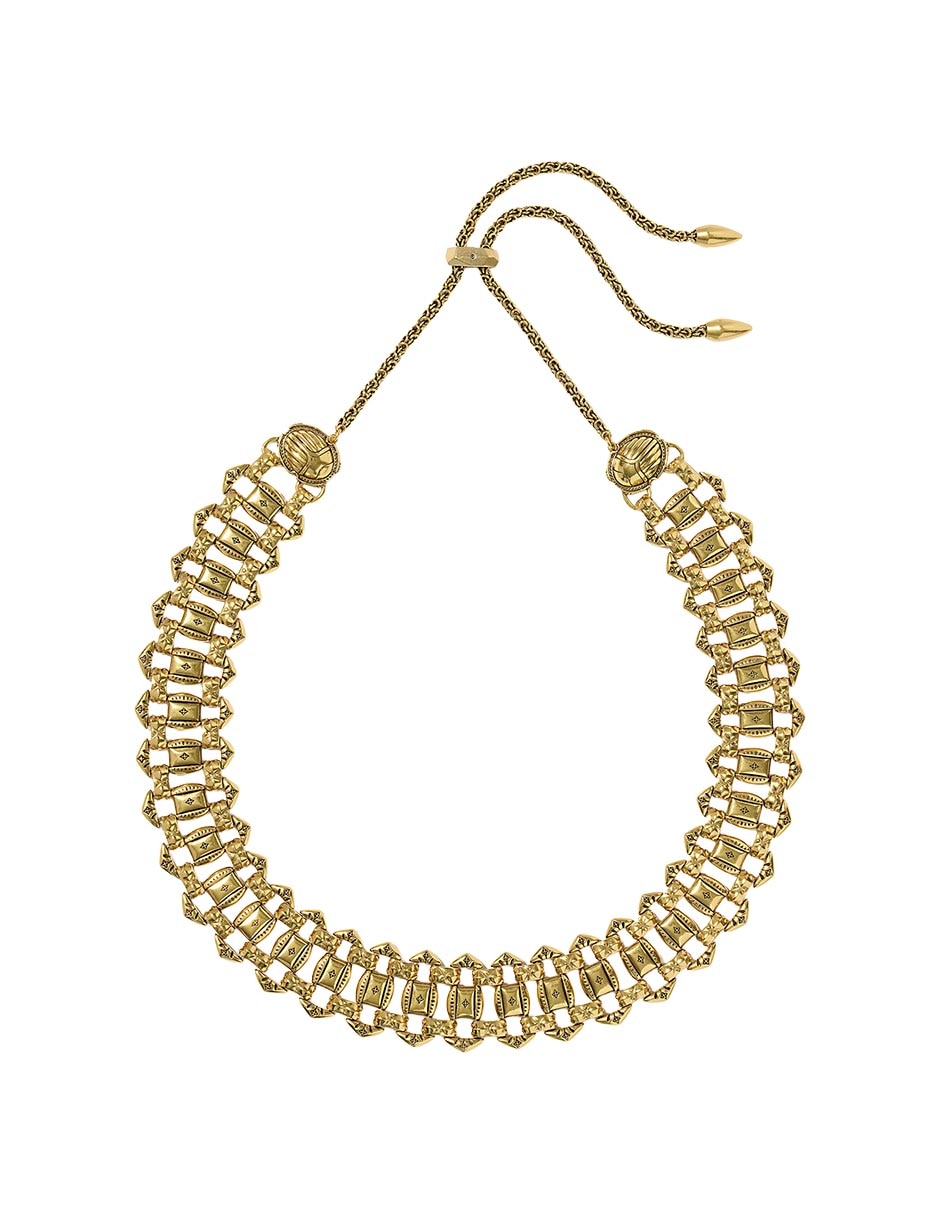 Collar ovalado catherine 14 k