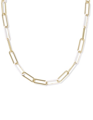 Collar de baño de oro 14 K