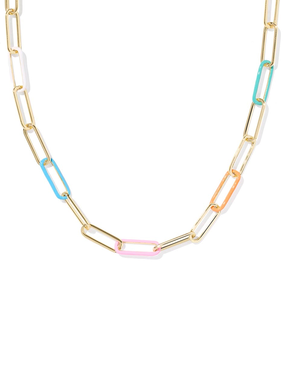 Collar Kendra Scott de baño de oro 14 K