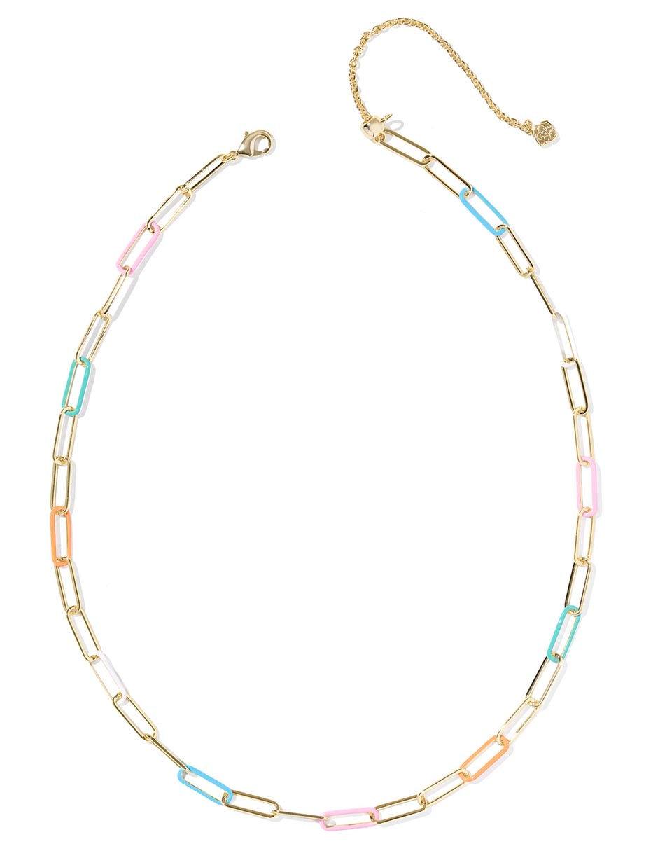 Collar Kendra Scott de baño de oro 14 K