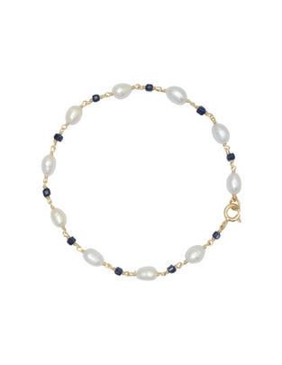 Pulsera Westies de plata con perla P 925