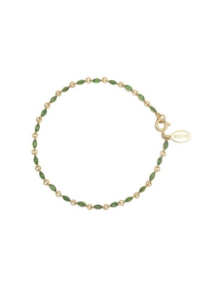 Pulsera con cristal navettes con acabado brillante 1