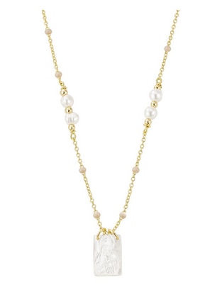 Collar de baño de oro 14 K