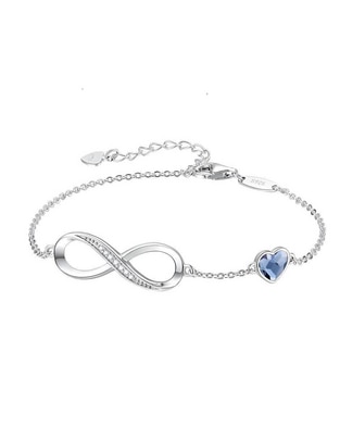 Pulsera de plata con circonita P 925 acabado brillante Pulsera de plata con circonita P 925 acabado brillante