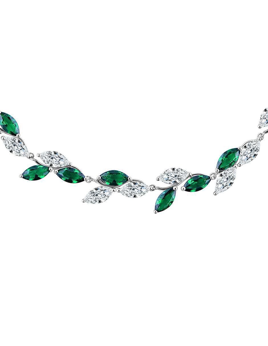 Collar hoja de plata P 925 Collar hoja de plata P 925