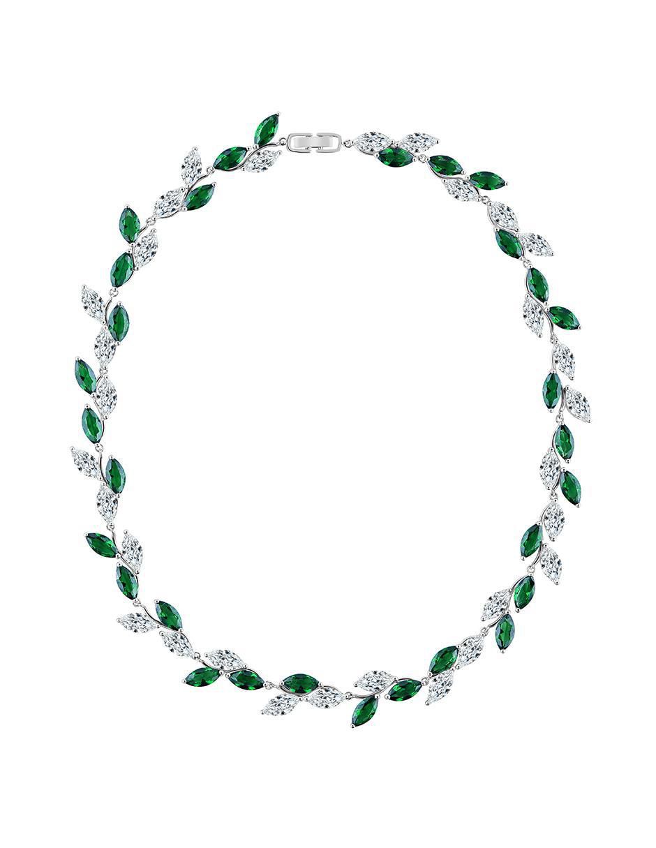 Collar hoja de plata P 925 2