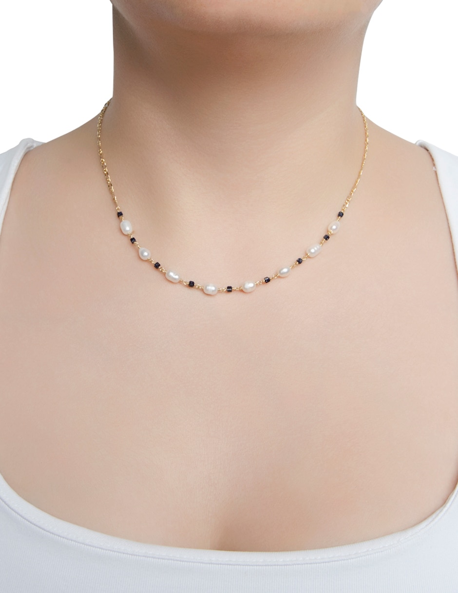 Collar piedra natural .925 de plata p 925