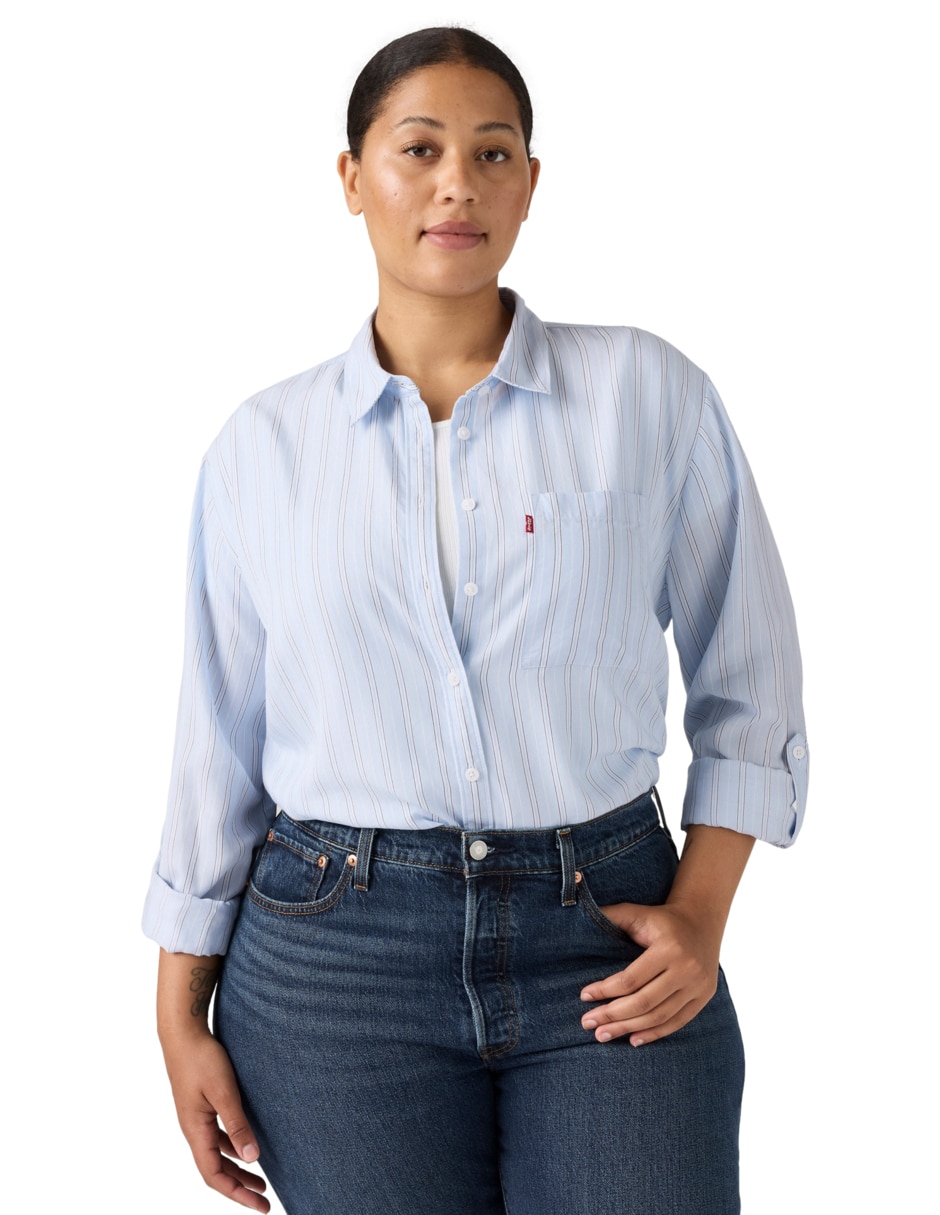 Blusa Levi's manga larga para mujer