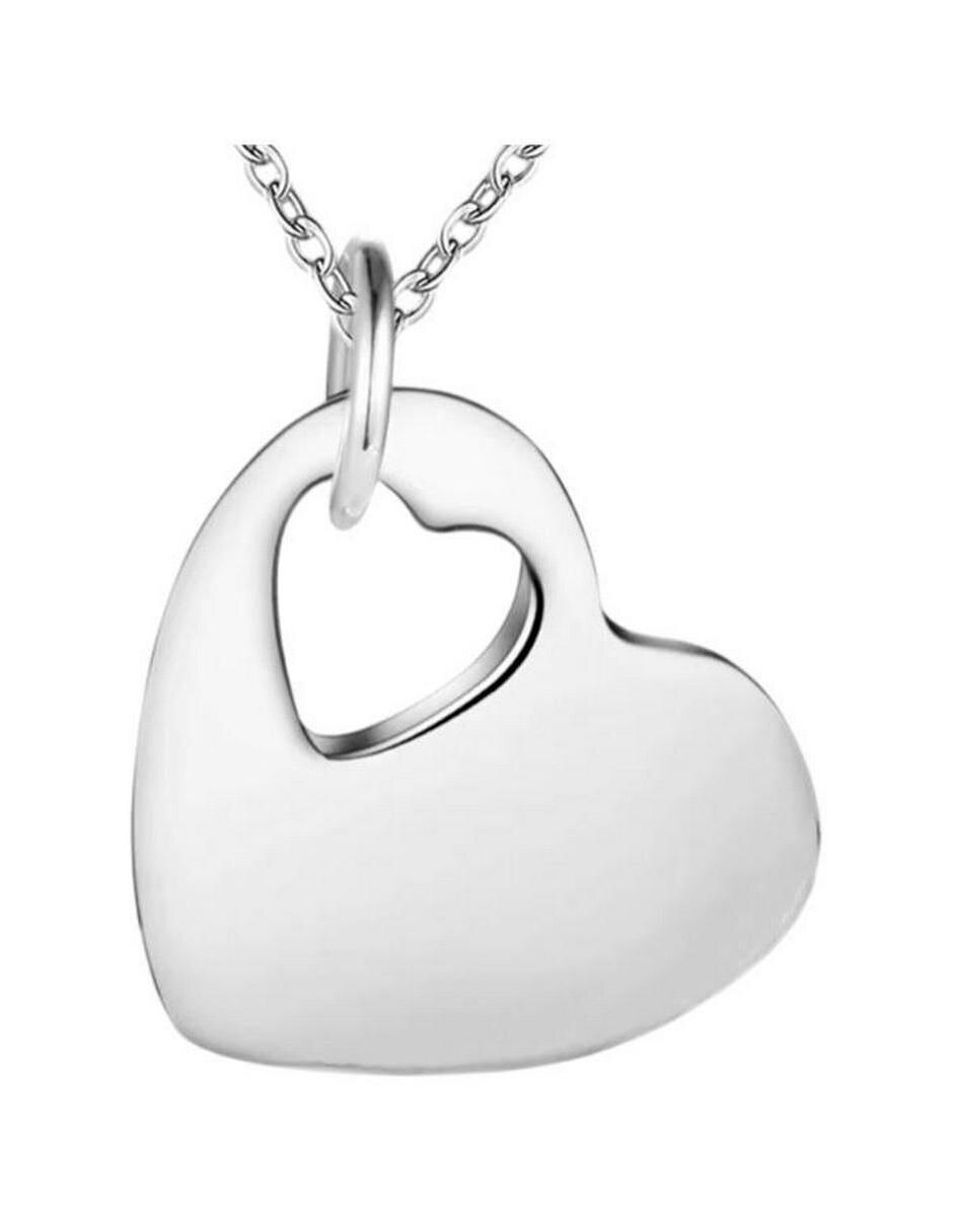 Collar con dije corazón