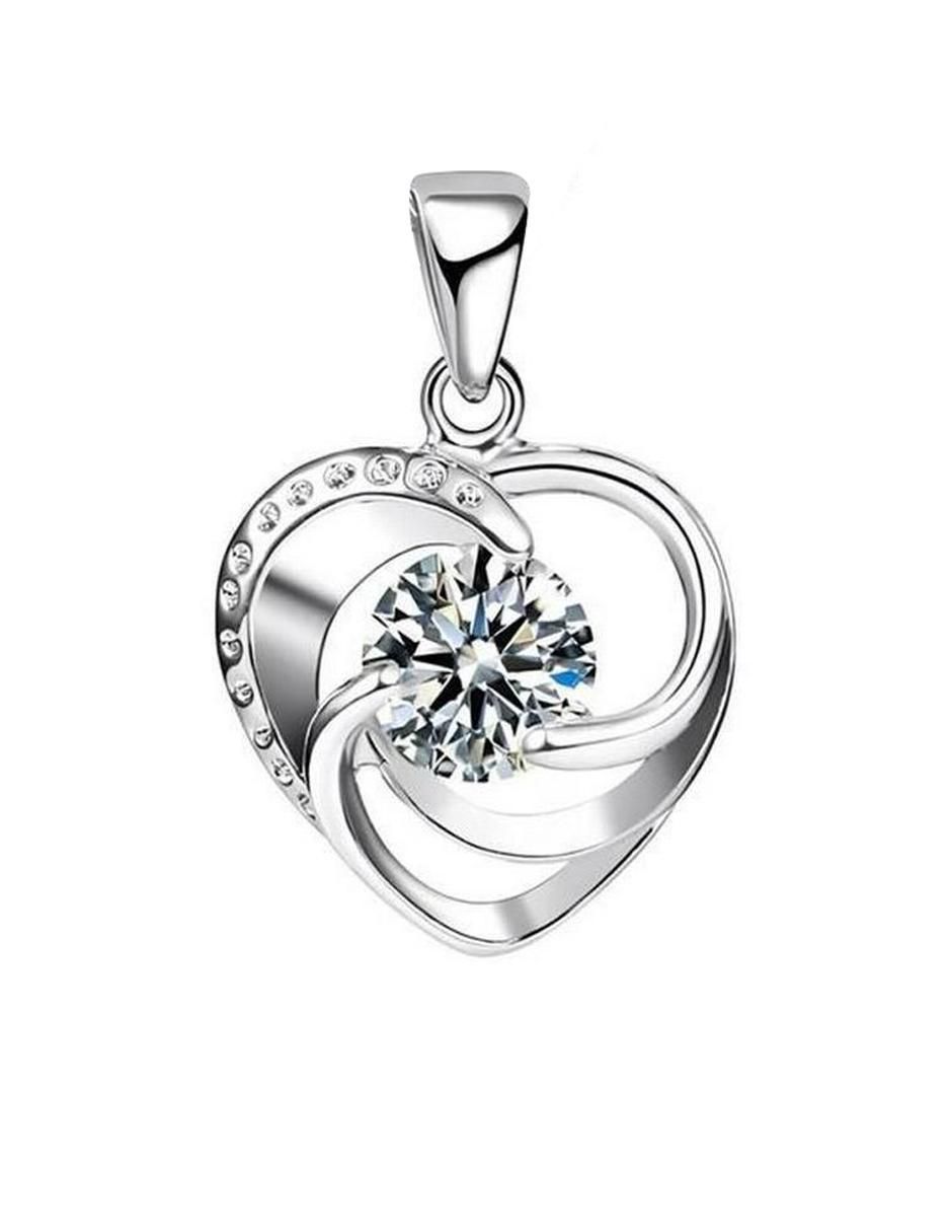 Collar con dije corazón