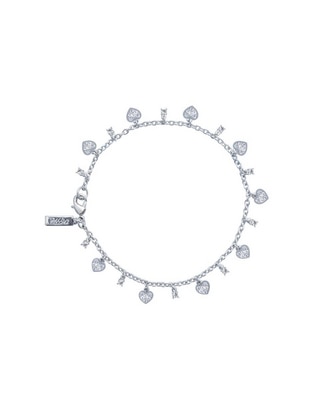 Pulsera con cristal acabado pavé