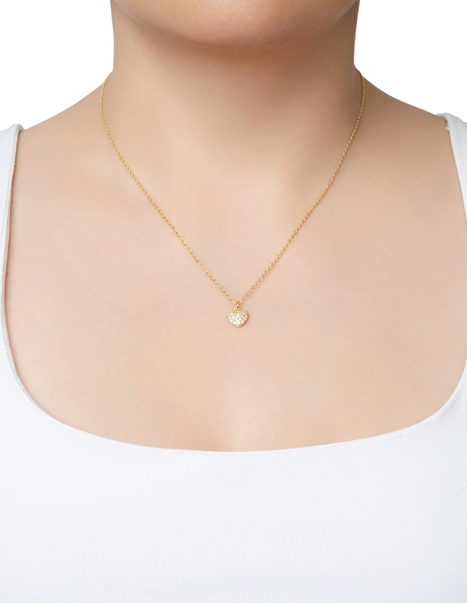 Collar con dije de corazón Collar con dije de corazón