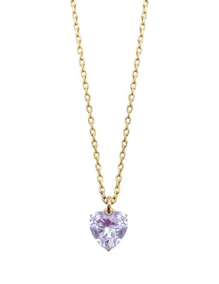 Collar con dije de corazón Mossimo