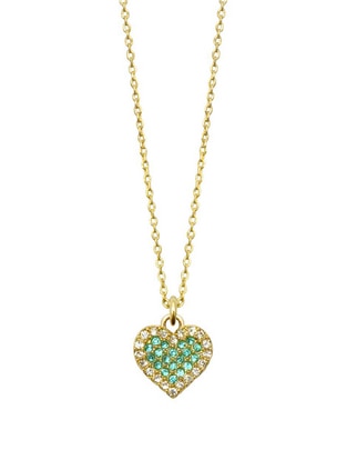 Collar con dije de corazón Mossimo