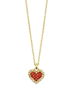 Collar con dije de corazón mossimo
