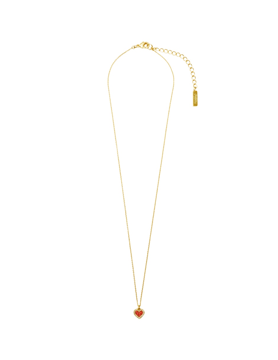 Collar con dije de corazón mossimo