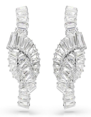 Aretes cuadrados Matrix con acabado brillante
