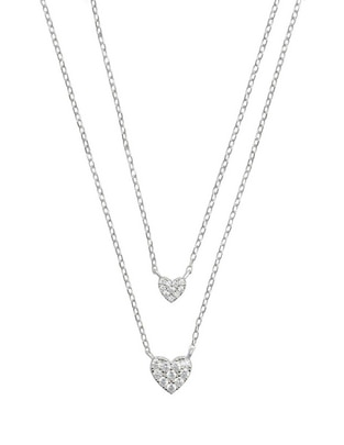 Collar de varios hilos circular de plata P 925 Collar de varios hilos circular de plata P 925