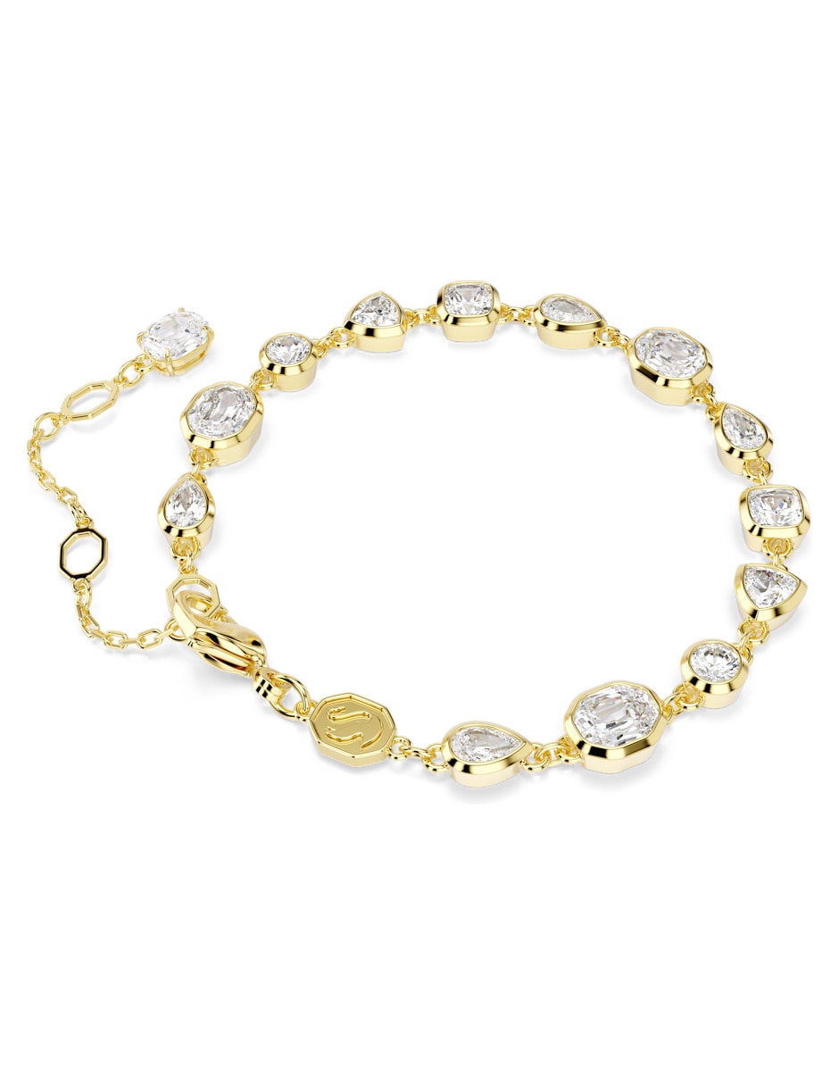 Brazalete Swarovski Tennis Imber acabado brillante