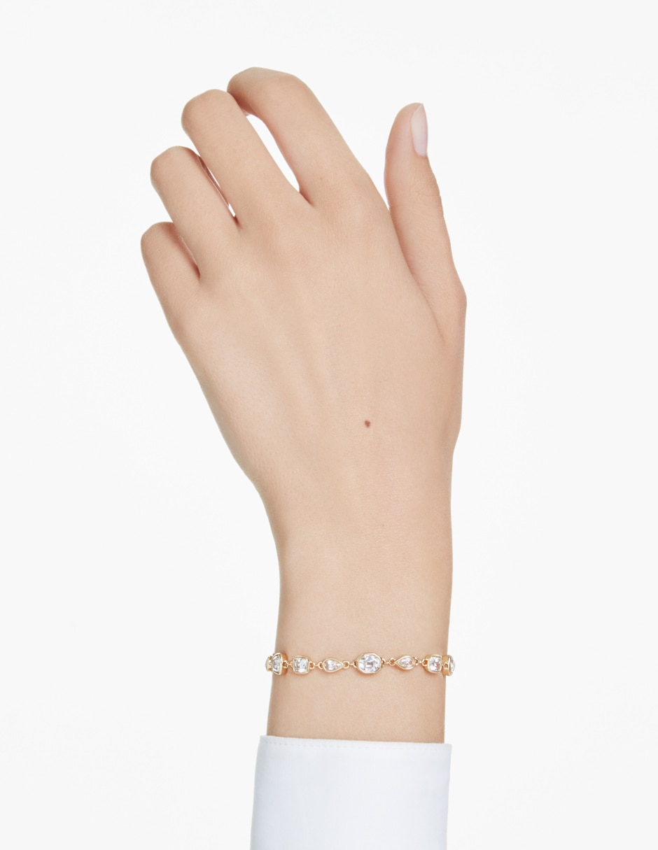 Brazalete Swarovski Tennis Imber acabado brillante