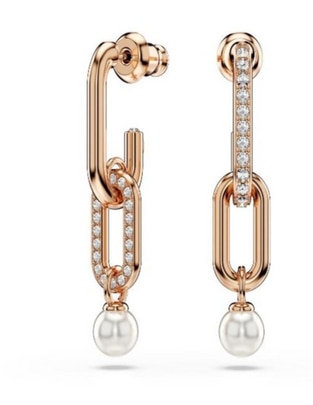 Aretes de eslabón Constella con acabado brillante