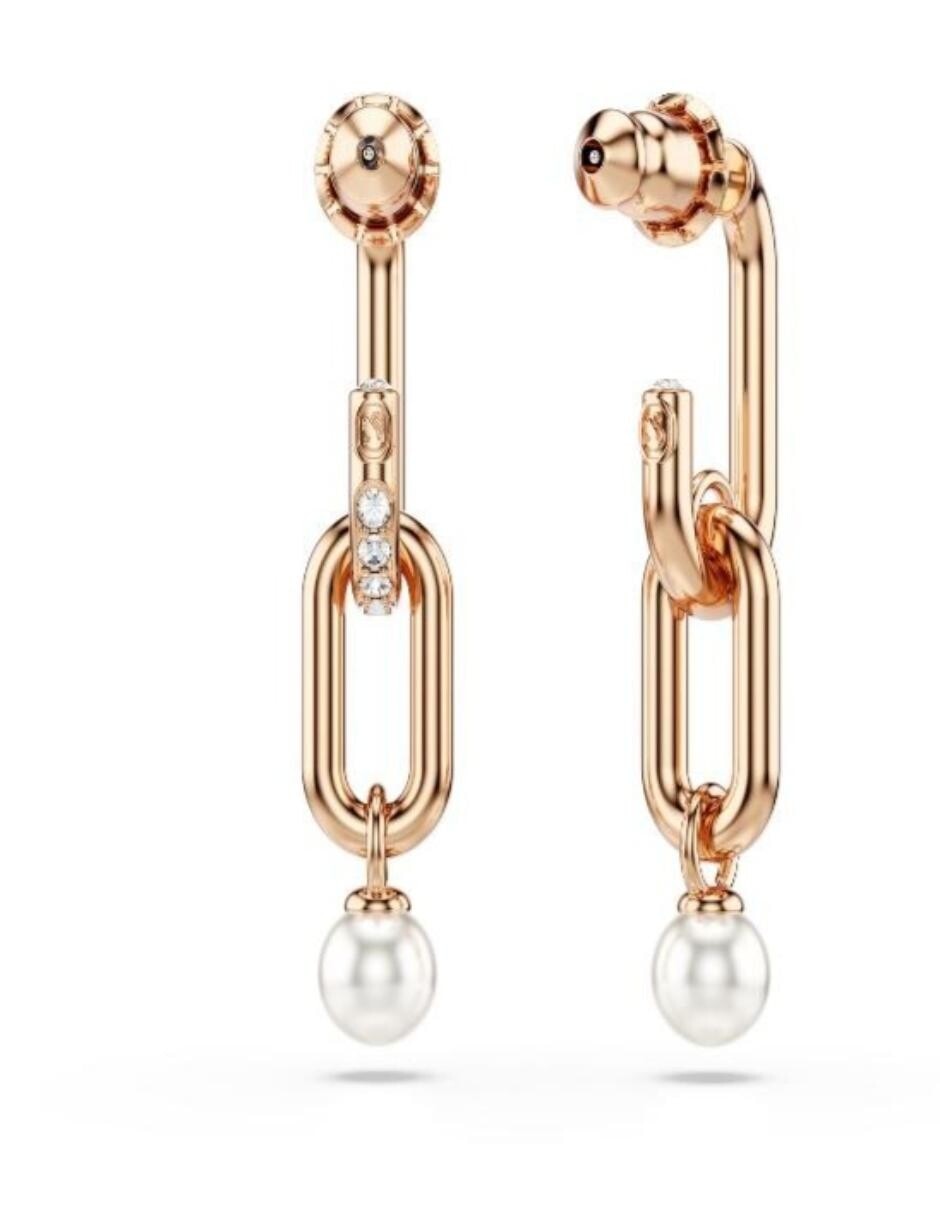Aretes de eslabón Constella con acabado brillante 2