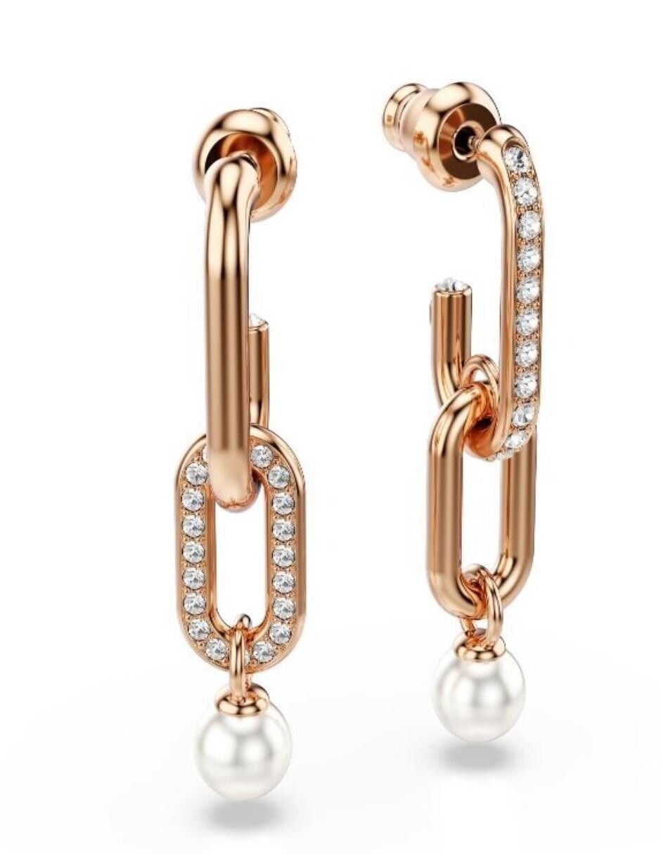 Aretes de eslabón Constella con acabado brillante 3
