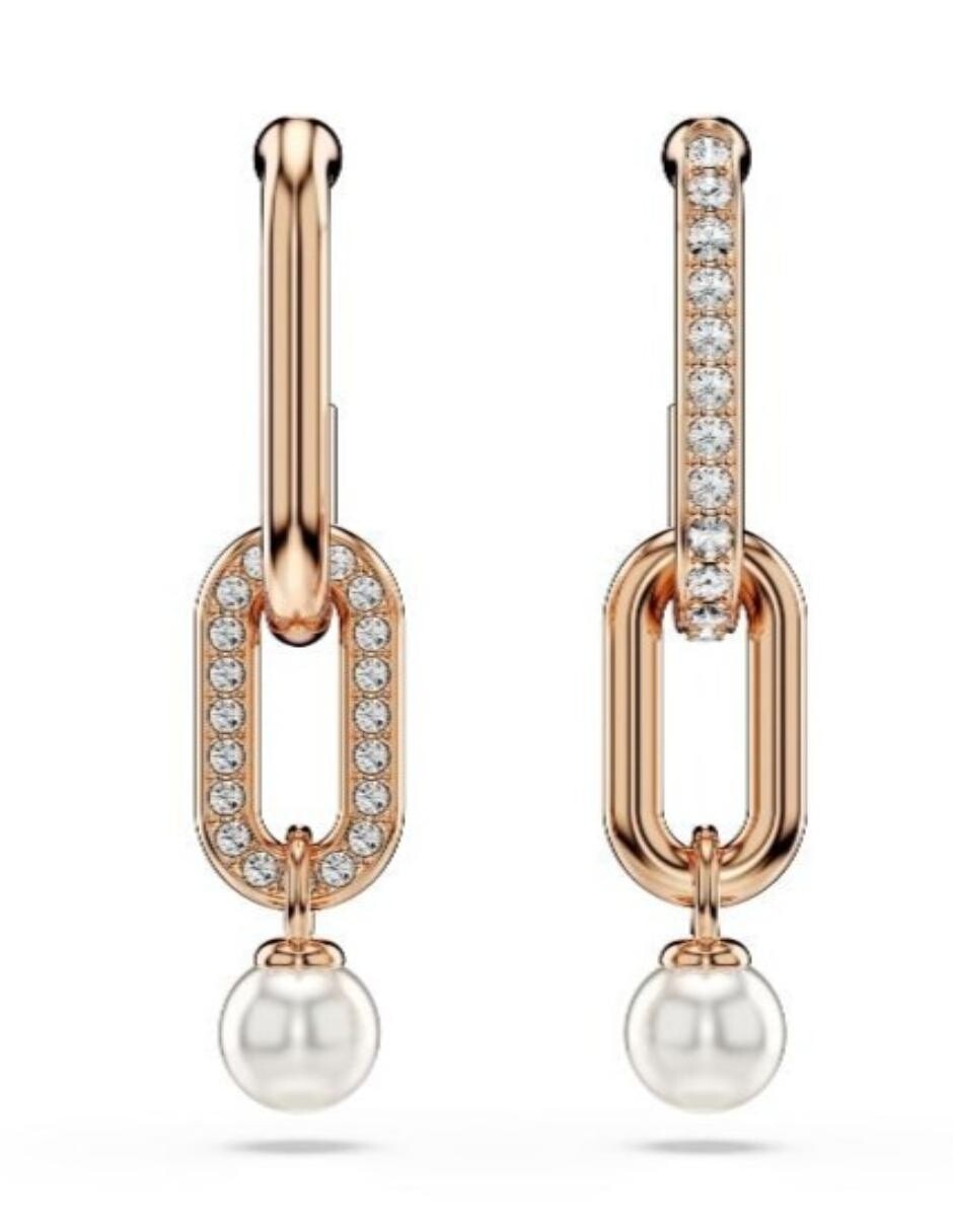 Aretes de eslabón Constella con acabado brillante 4