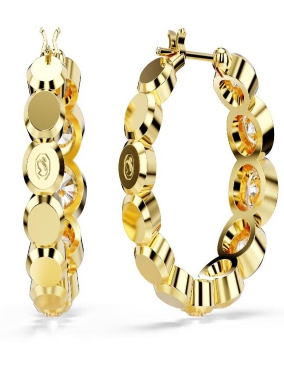 Aretes circulares con acabado brillante 2