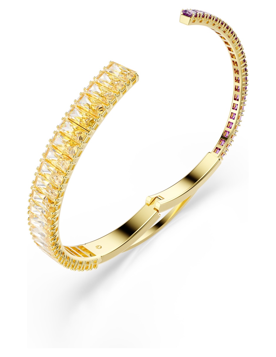 Brazalete swarovski de metal matrix con acabado