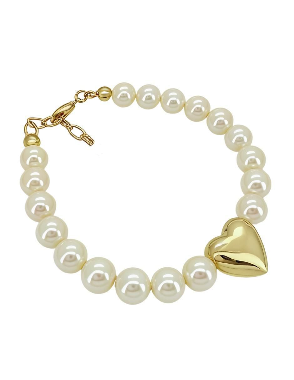 Anillo y pulsera de corazón Éclair 18 k cristal 3