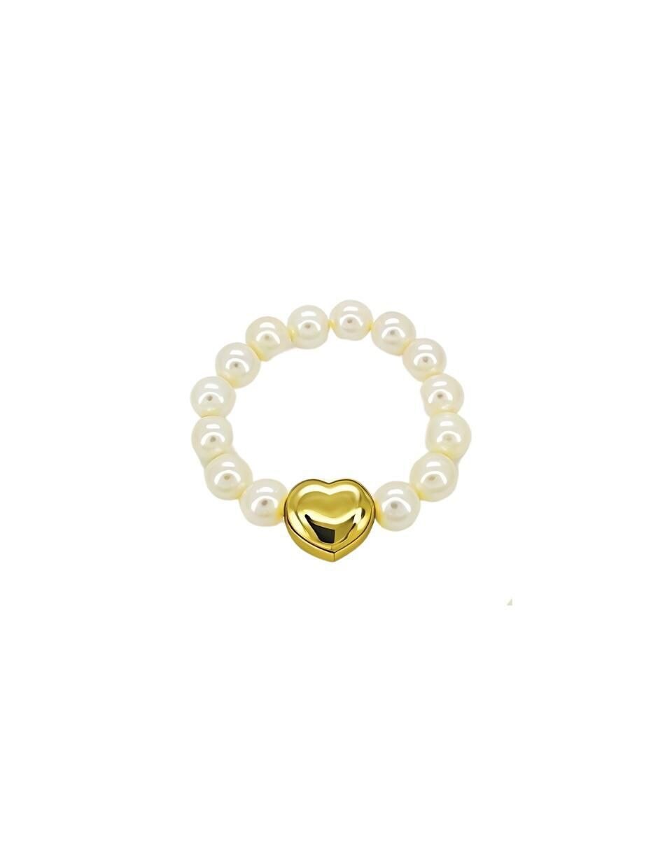 Anillo y pulsera de corazón Éclair 18 k cristal 4