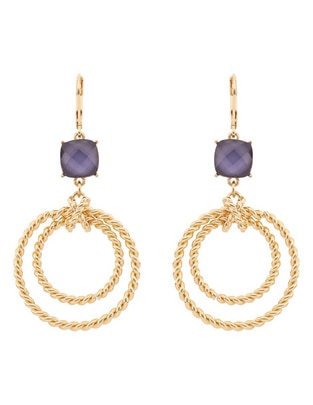 Aretes con acabado pavé cristal 1