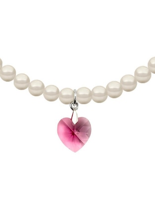 Collar de corazón Éclair de plata P 925 Collar de corazón Éclair de plata P 925