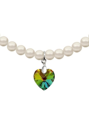Collar de corazón Éclair de plata P 925 Collar de corazón Éclair de plata P 925