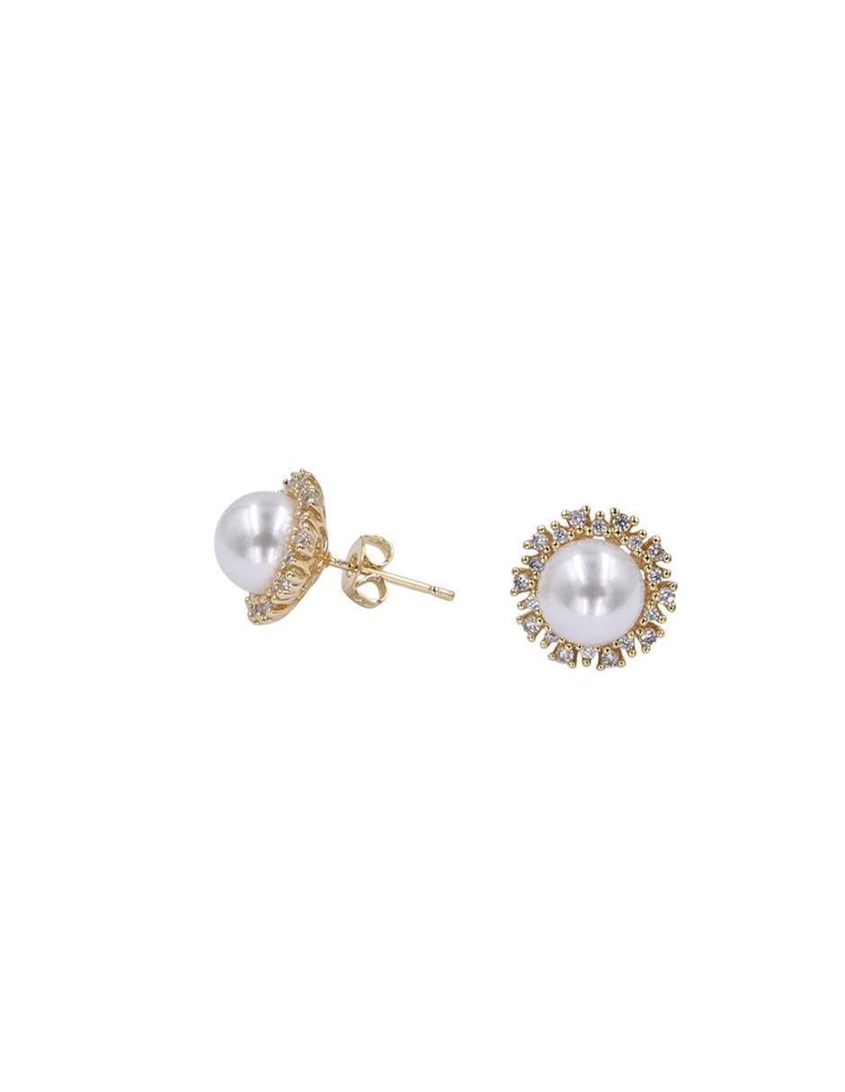 Aretes y collar de sol zirconia