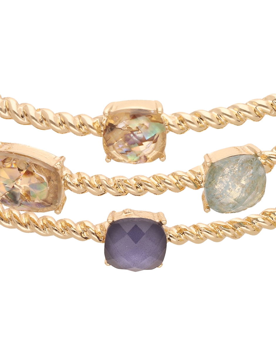 Pulsera con cristal Anne'S Grace con acabado