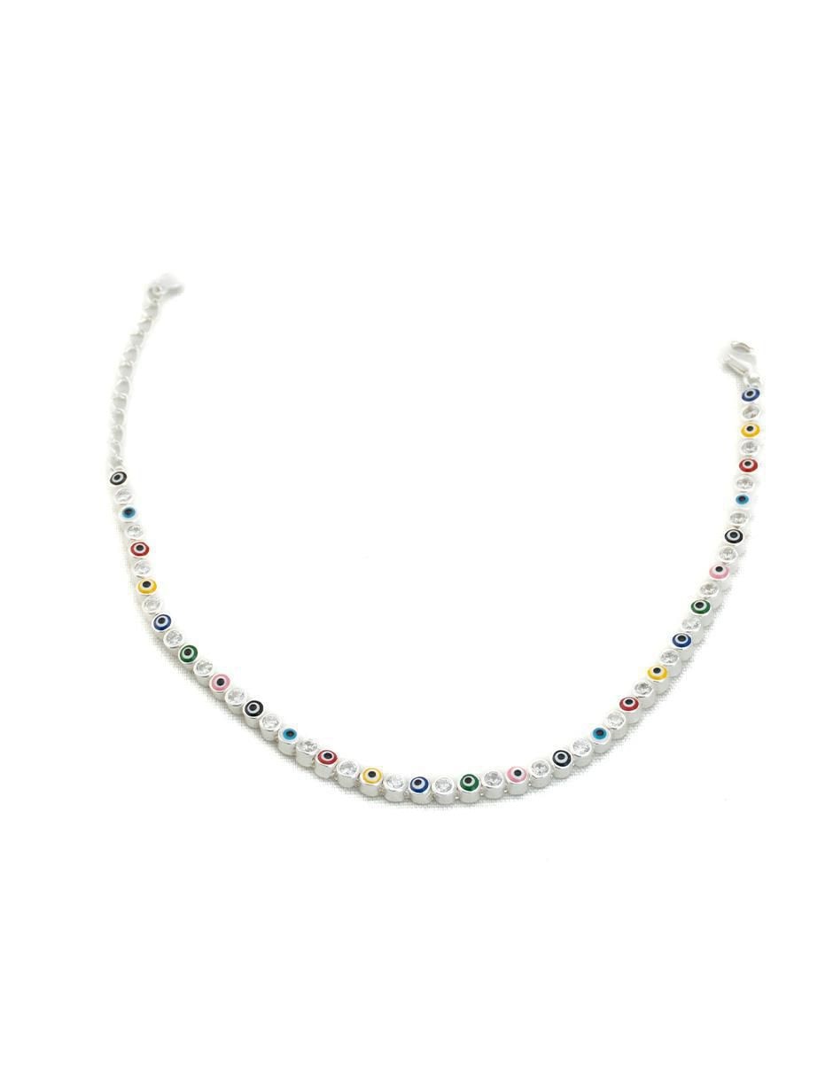Pulsera de plata con zirconia P 925 Otras Manos acabado brillante 6