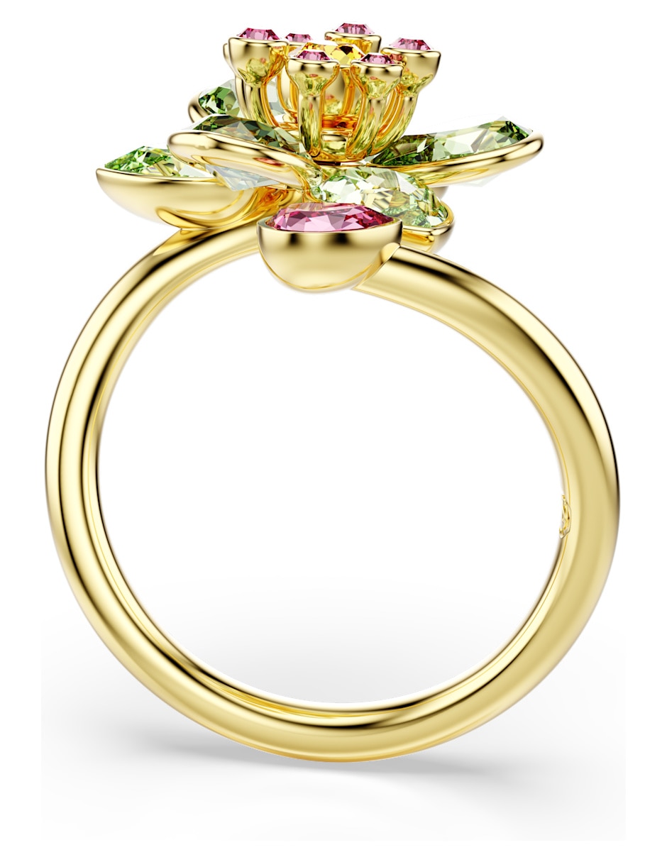 Anillo de flor idyllia de metal swarovski brillante 4