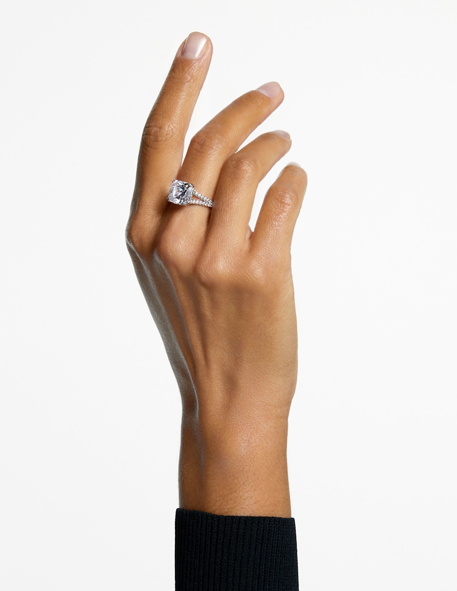 Anillo cuadrado Stilla brillante 4